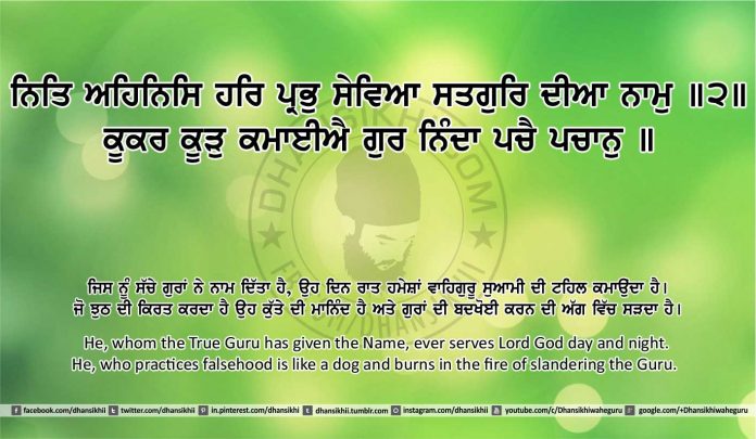Sri Guru Granth Sahib Ji Arth Ang 21 post 11
