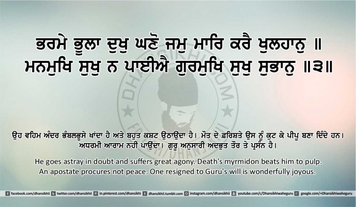 Sri Guru Granth Sahib Ji Arth Ang 21 post 12