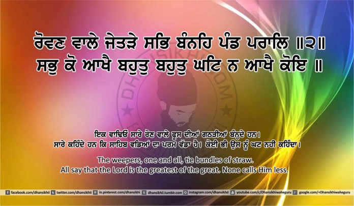 Sri Guru Granth Sahib Ji Arth Ang 15 post 6