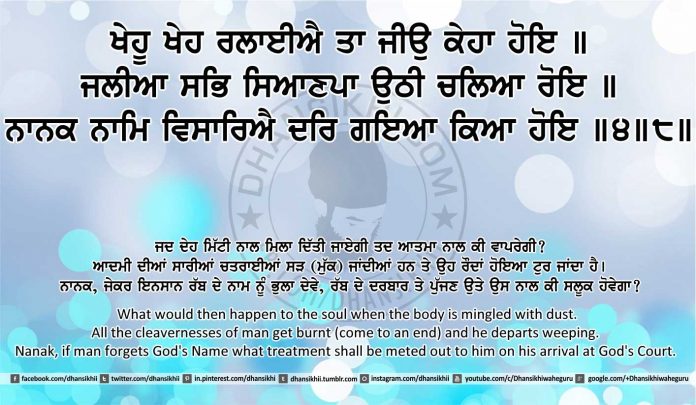 Sri Guru Granth Sahib Ji Arth Ang 17 post 9