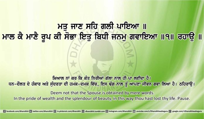 Sri Guru Granth Sahib Ji Arth Ang 24 post 2