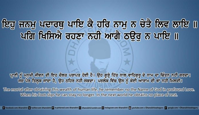 Sri Guru Granth Sahib Ji Arth Ang 28 post 1