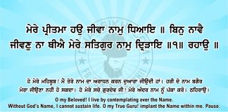 Ang 40 post 5 Sri Guru Granth Sahib Ji Arth Ang 40 post 5
