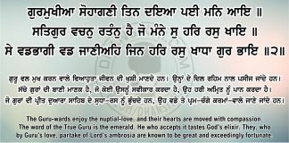 Ang 41 post 10 Sri Guru Granth Sahib Ji Arth Ang 41 post 10