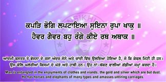 Ang 42 post 7 Sri Guru Granth Sahib Ji Arth Ang 42 post 7