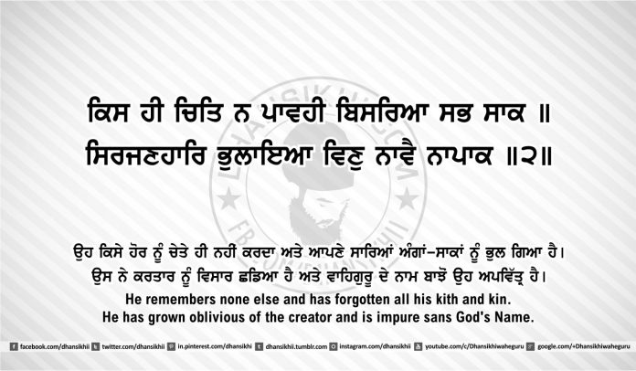 Sri Guru Granth Sahib Ji Arth Ang 42 post 8
