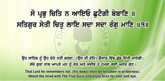 Ang 43 post 2 Sri Guru Granth Sahib Ji Arth Ang 43 post 2