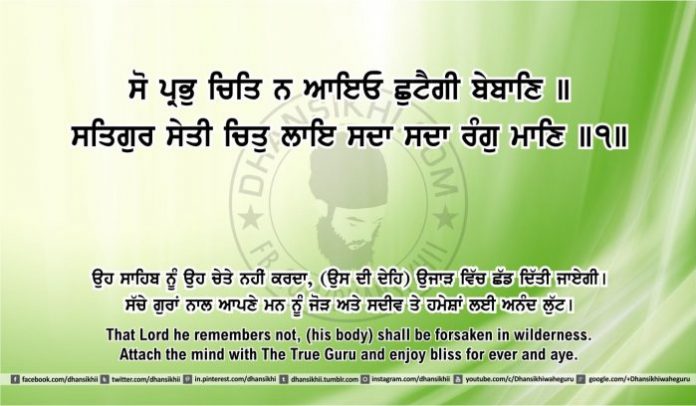 Sri Guru Granth Sahib Ji Arth Ang 43 post 2