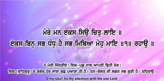 Ang 44 post 7 Sri Guru Granth Sahib Ji Arth Ang 44 post 7