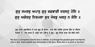 Ang 52 post 11 Sri Guru Granth Sahib Ji Arth Ang 52 post 11