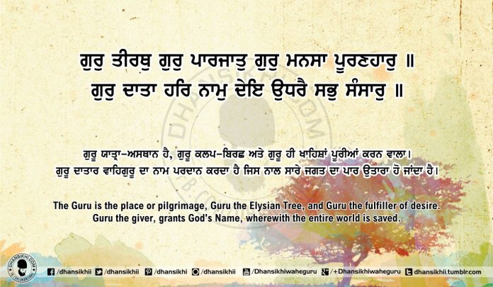 Sri Guru Granth Sahib Ji Arth Ang 52 post 13