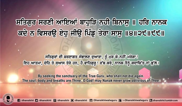 Sri Guru Granth Sahib Ji Arth Ang 52 post 16
