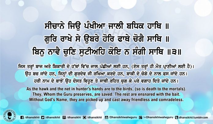 Sri Guru Granth Sahib Ji Arth Ang 55 post 9