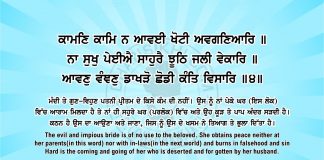 Ang 56 post 5 Sri Guru Granth Sahib Ji Arth Ang 56 post 5