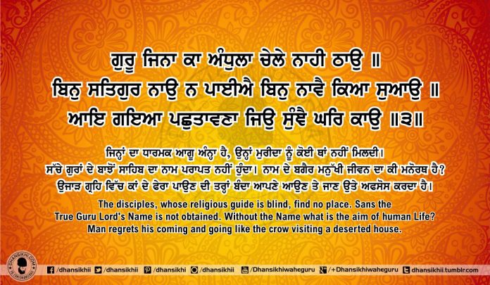 Sri Guru Granth Sahib Ji Arth Ang 58 Post 3