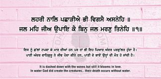 Ang 59 post 15 Sri Guru Granth Sahib Ji Arth Ang 59 post 15