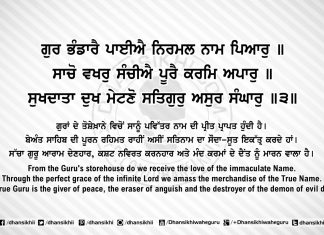 Ang 59 post 8 Sri Guru Granth Sahib Ji Arth Ang 59 post 8
