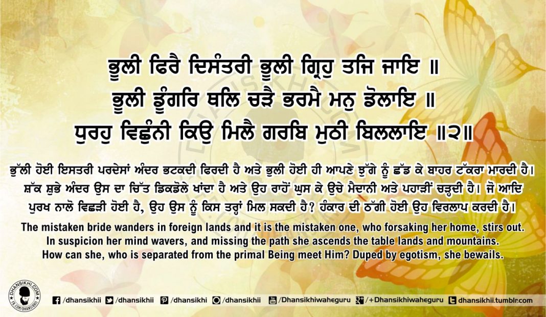 Sri Guru Granth Sahib Ji Arth Ang 60 Post 14