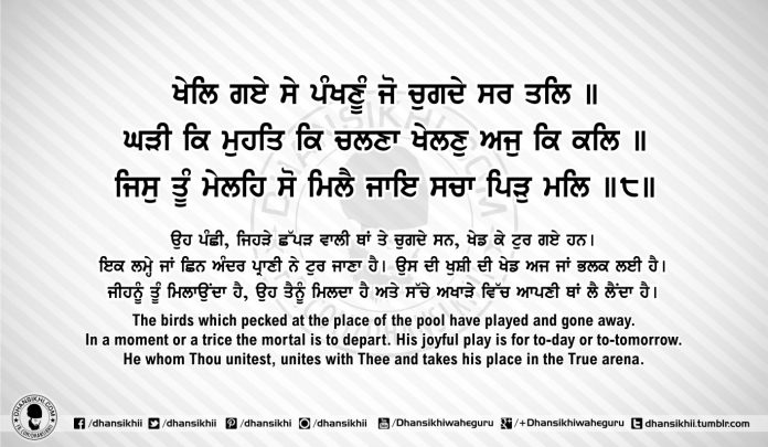 Sri Guru Granth Sahib Ji Arth Ang 60 Post 8