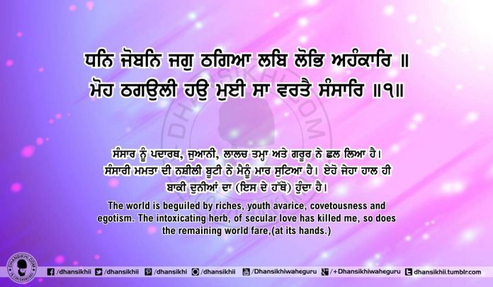Sri Guru Granth SahibJi Arth Ang 61 Post 7