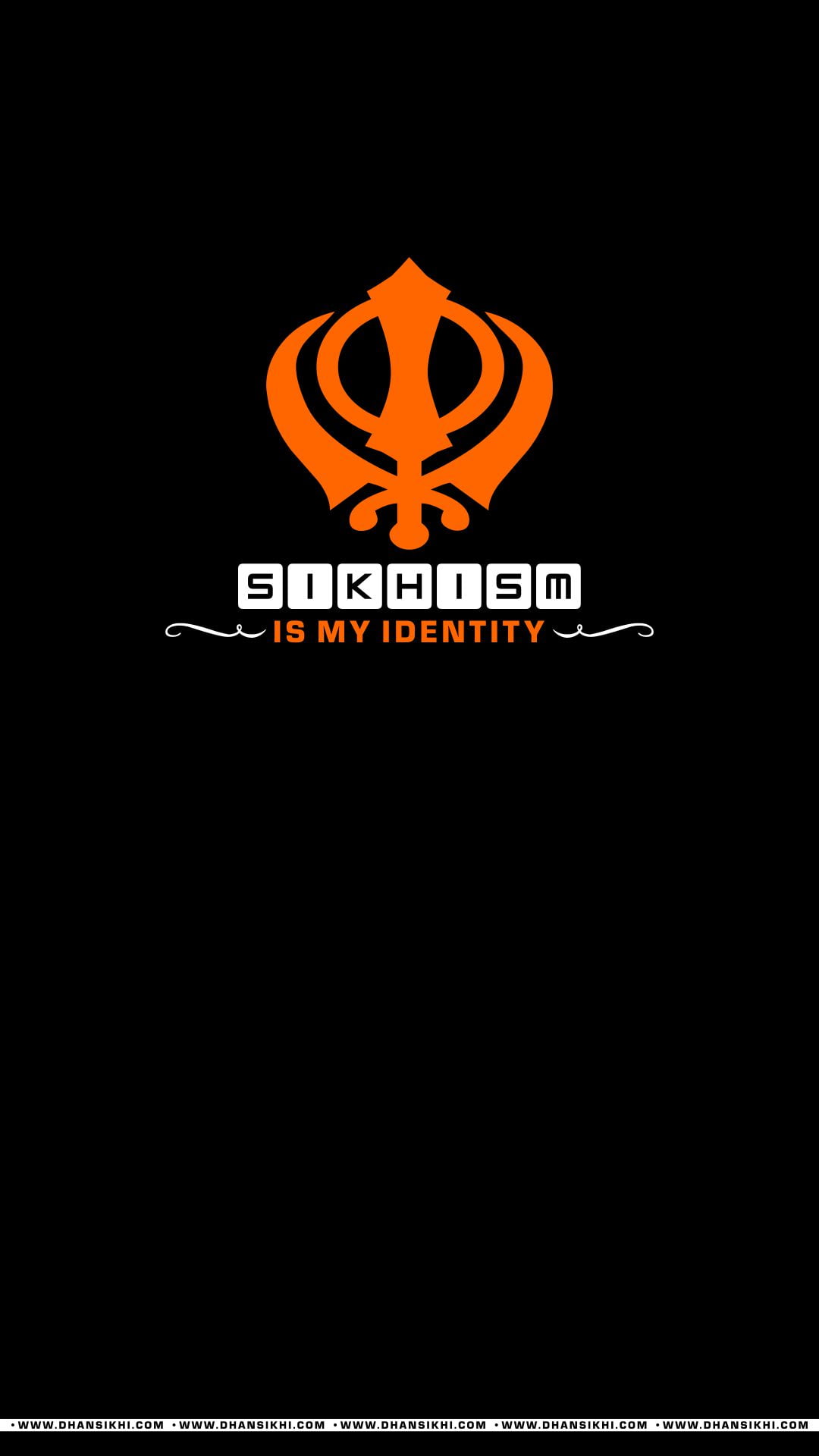 Mobile Wallpaper - Sikhism Is My Identity - Dhansikhi