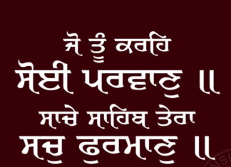 Gurbani Quotes Jo Tu Kareh Soi Parwan Gurbani Quotes - Jo Tu Kareh Soi Parwan