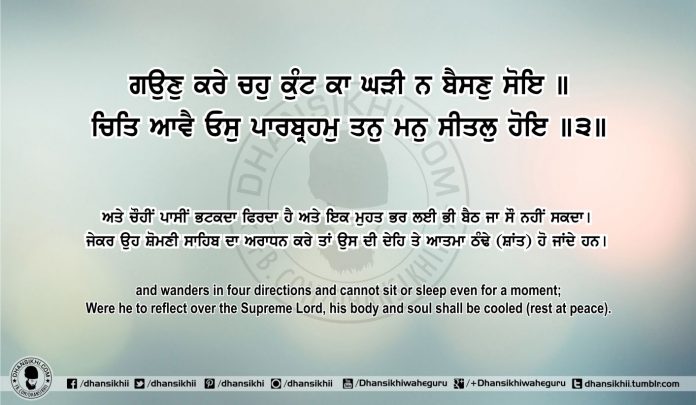 Sri Guru Granth Sahib Ji Arth Ang 70 Post 10