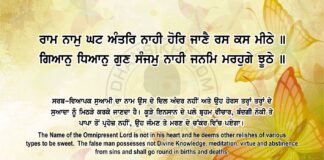 Sri Guru Granth Sahib Ji Arth Ang 75 Post 14 Sri Guru Granth Sahib Ji Arth Ang 75 Post 14